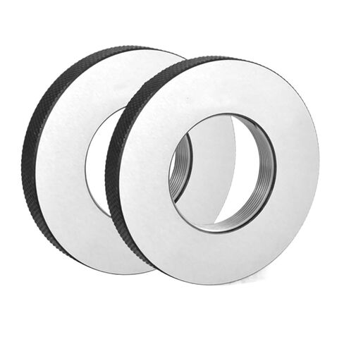 1 Set (1 Pass Gauge + Stop Gauge) Thread Ring, Left/Right Hand Measuring Tools, Specifications .2-24, 3/8, 9/16(Left Hand..T Z,BC1.37-24) in Saudi Arabia