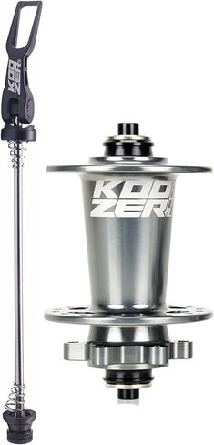 مجموعة محور الدراجة الجبلية BestParts XM490 PRO MTB 6 مسامير و32 فتحة سريعة الإصدار (QR) محور فرامل قرصية HG بديل لسرعة Shimano 8-11 وSRAM 8-10 سرعة، 5x100 مم/5x135 مم، رمادي in Saudi Arabia