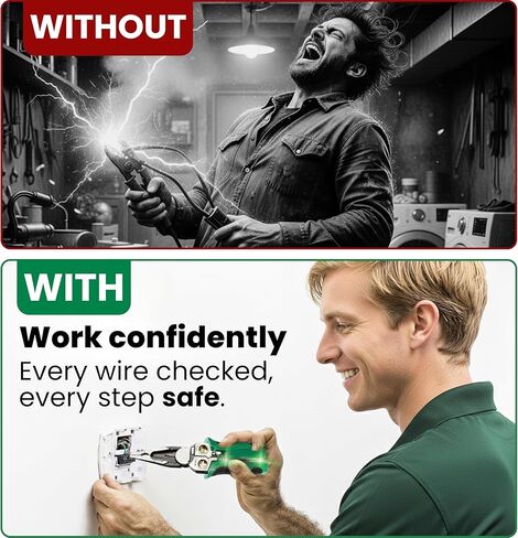 أداة تعرية أسلاك 8 في 1 مع جهاز اختبار الجهد الكهربي وأدوات المكشكش الكهربائية، أداة تعرية الأسلاك الكهربائية، أدوات قطع الأسلاك واختبار الكهرباء، الفقرة الكهربائية in Kuwait