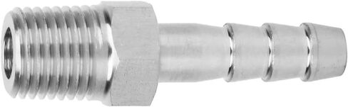 Oumefar الفولاذ المقاوم للصدأ BSPT ذكر الموضوع موصل اقتران سريع للمعدات الهوائية 1/4in Barb Joint 6mm 2PCS لتوصيل أنابيب الهواء (BSPT1 / 4-6mm) in Saudi Arabia