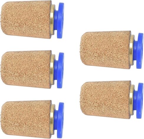 Air Filter, Noise Reduction Pneumatic Muffler Easy To Install Control Brass for Air Line Fitting for Solenoid Valves in Saudi Arabia