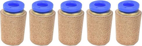 Air Filter, Noise Reduction Pneumatic Muffler Easy To Install Control Brass for Air Line Fitting for Solenoid Valves in Saudi Arabia