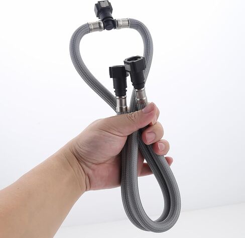 طقم خرطوم بديل متوافق مع طقم خرطوم بديل لصنبور حوض الحمام واسع الانتشار Moen 114299 مع وصلات Duralock in Kuwait