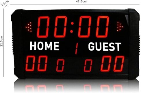 LED Digital Scoreboard Remote Control Electronic Scoreboard Time Clock Portable Scoreboard Equipment for Ball Game in Kuwait