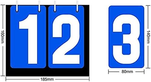Portable Flip Scoreboard-Scoreboard for Baseball Football Table Tennis, Football Volleyball, Basketball, Table Tennis Track and Field Curling, Fencing, Rugby, Ice Hockey in Saudi Arabia