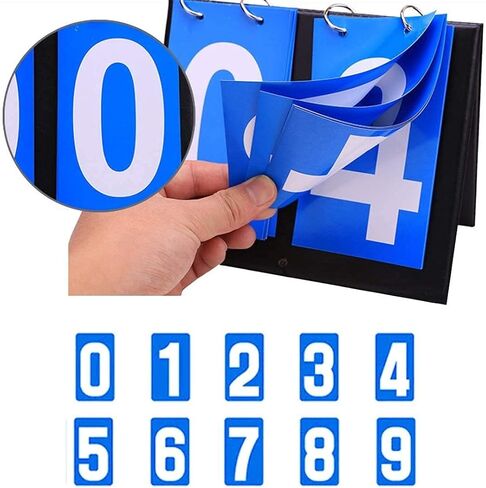 Portable Flip Scoreboard-Scoreboard for Baseball Football Table Tennis, Football Volleyball, Basketball, Table Tennis Track and Field Curling, Fencing, Rugby, Ice Hockey in Saudi Arabia