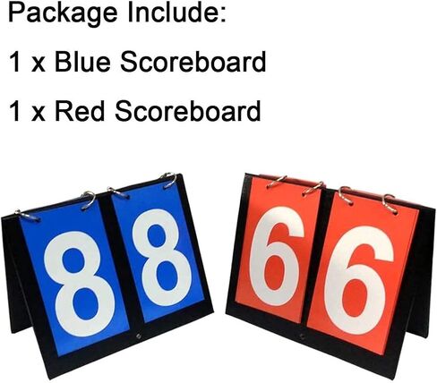 Portable Flip Scoreboard-Scoreboard for Baseball Football Table Tennis, Football Volleyball, Basketball, Table Tennis Track and Field Curling, Fencing, Rugby, Ice Hockey in Saudi Arabia