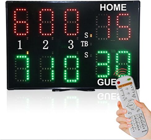 Digital Scoreboard,LED Scoreboard,Indoor Digital LED Scoreboard Tabletop Score Board for Basketball Volleyball Tennis Boxing Match Game Scoreboard.,Scoreboard+Stand,Scoreboards in Kuwait