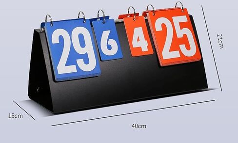 مقياس 31 نقطة، لوحة نتائج محمولة مكونة من 4 أرقام، تصميم قابل للطي لكرة القدم وكرة السلة والكرة الطائرة وتنس الطاولة وكرة الريشة وغيرها من الألعاب in Kuwait