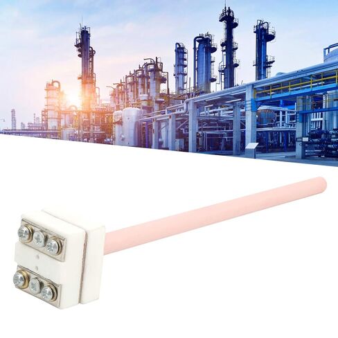 Jeanoko Heat S-Type Thermocouple Sensor Wrp-100 99 Corundum Tube Platinum Rhodium Wire Thermocouple Probe(300mm) in Saudi Arabia