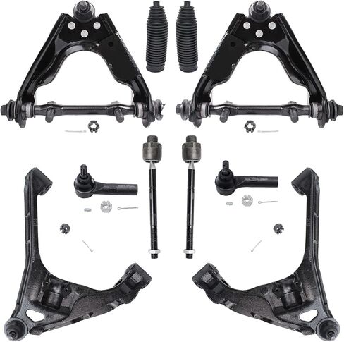 Detroit Axle - Front 10pc Stemention Kit for RWD 2011-2019 Chrysler 300 Dodge Charger Challenger ، 6 Control Arms 2 Lower Ball Comborts 2 Sway Bars 2012 2013 2015 2015 2017 2017 Replace in Kuwait