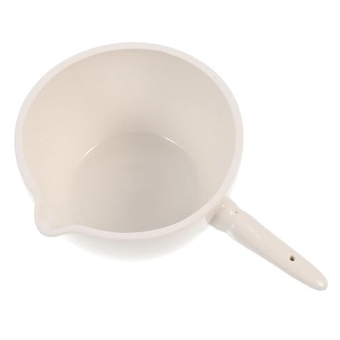 Zerodeko Round Porcelain Evaporating Dish with Handle for Laboratory Use High-Grade Material Evaporating Container with Spout for Easy Pouring Reusable for Concentrated and Solid Burning in Saudi Arabia