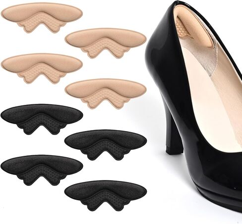 وسادة الكعب - 4pairs قبضة الكعب للأحذية ، وسادات الكعب ، والراحة الكعب للرجال والنساء ، وإدراج الكعب للأحذية كبيرة جدا in Saudi Arabia