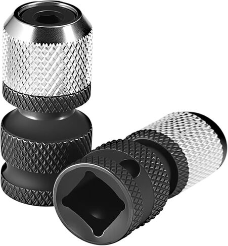 2 PCS محول مفتاح التأثير الذي تم ترقيته إلى سماكة ثقيلة 1/2 مربعة بالسيارة إلى 1/4 محول مقبس أنثى سداسي عشرية ، تشاك الحفر من أجل مفتاح التأثير ، محول الحفر تأثير ، تصميم سريع التغير ، الصلب CRMO in Kuwait