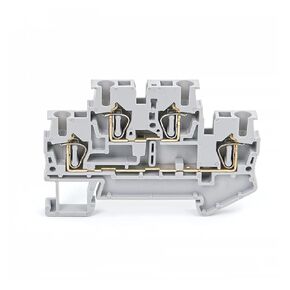 10 قطعة DIN السكك الحديدية محطة كتلة STTB-2.5 موصل الأسلاك طبقة مزدوجة الربيع اتصال موصل سلك (برتقالي) in Kuwait