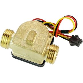 1/2 "مستشعر تدفق المياه النحاسي 1.75MPa مستشعر مقياس الجريان النبضي DC5 ~ 18 فولت يستخدم لسخانات المياه وموزعات المياه (الخيط الخارجي) in Kuwait