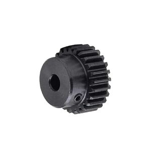 Steel Heavy Duty Motor Pinion Gear 1M Spur Gear Metal Transmission 5-12mm Bore Steel 15-45T Pinion Motor(1M-20T(Bore 5mm)) in Kuwait