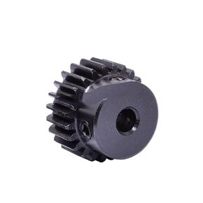 Steel Heavy Duty Motor Pinion Gear 1pcs 1M 15T-38T Spur Gear Pinion Bore 6mm Model 1 Motor with Step OD 14mm-40mm Carbon Steel Blackened(32 Teeth) in Kuwait