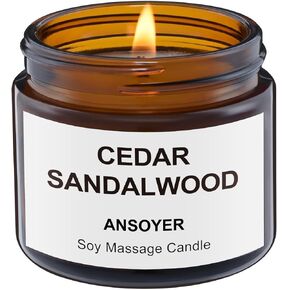 Mini Massage Candle for Body Oil - Portable Warm Oil Candle for Dry Skin Relief & Relaxation, Scented Candles for Women Self Care, Stocking Stuffer Gift - 1.77OZ in Saudi Arabia