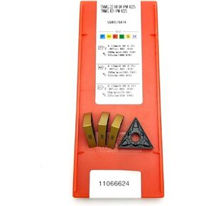 قاطع إدراج كربيد CNC TNMG220404 PM 4225 TNMG220408 PM 4225 أدوات مخرطة معدنية قابلة للفهرسة - 10 قطع (TNMG220408 PM 4225) in Kuwait