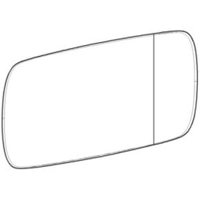 EAP Driver Side Mirror Glass Replacement Compatible with Hyundai Ioniq 2017-2022, Elantra 2017-2019, Heated with Blind Spot Detection, Without Auto Dimming, 87611-G2430, 87611-F2140 in Saudi Arabia