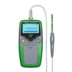 مقياس غاوس مع مسبار عالي الدقة، جهاز اختبار المجال المغناطيسي الرقمي (2400mT/24000Gs)، تحديد قطبية N/S لاختبار المغناطيس والمحرك ومكبر الصوت، دقة ±5% in Kuwait
