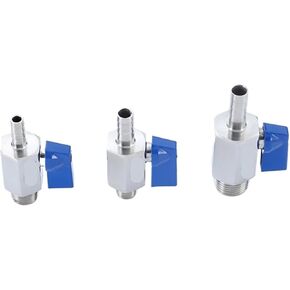 1 Pcs Stainless Steel Mini Ball Valve Leather Pipe Pagoda Internal Thread External Thread Mini Water Valve Switch(12,Internal Thread_8MM) in Saudi Arabia