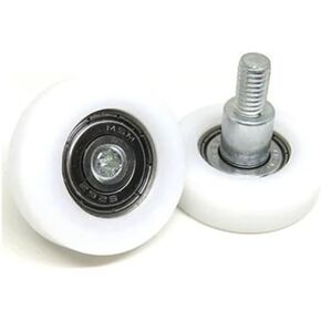 2 Pieces 8x30x7mm Plastic Bearings with M6 Screws BS60830-7C1L8M6 30mm Diameter POM Bolt Roller Nylon Flat Guide Pulley(BS62630-9C8L10M6) in Kuwait