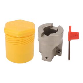 3 Flute Face Mill Head, CNC Lathe Milling Cutter Tool, 40cr Material for Metal Processing, Long Service Life, Oxidation and High Temperature Resistant, Special Helical Offset Desi in Kuwait