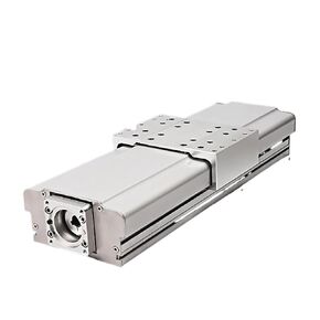 عرض 100-130 مم، دليل خطي معياري مغلق بالكامل مع غطاء غبار، منصة منزلقة، سفر 100-1000 مم، محرك سيرفو QMF130-60 (شوط 200 مم SFU1610) in Kuwait