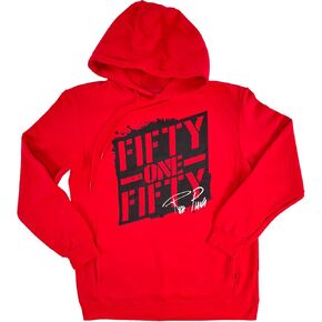 كنزة صوفية 5% نيوتريشن 5150 سيجنتشر إيديشن | كنزة صوفية حمراء مع غطاء رأس برباط قابل للتعديل #332 in Kuwait