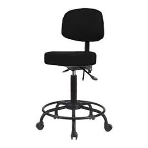 توماس VMBST-RT-T1-RC-c8605 مقعد متوسط ​​الارتفاع مع قاعدة أنبوبية خلفية ومستديرة، مع إمالة، عجلة، رمادي in Kuwait