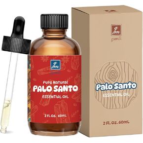 زيت بالو سانتو العطري من جي إم جوميلي بالو سانتو 2 أونصة، زيت بالو سانتو النقي 100% للناشر والبشرة والشعر والجسم والوجه والعطور ورائحة كريمية حلوة للاسترخاء والعلاج العطري والتدليك in Kuwait