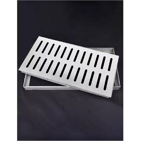 Stainless Steel Outdoor Drain Grate Cover,Channel Drainage Grate,Metal Drain Cover for Yard Fence Sidewalk Houseside(30x40x3cm/11.8x15.8x1.2in) in Kuwait