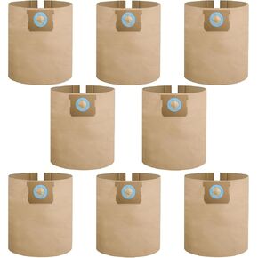 15 عبوة من أكياس المكنسة الكهربائية DXVA19-4101 المتوافقة مع مكانس ديوالت الرطبة/الجافة بسعة 6-10 جالون، حقيبة تجميع الغبار للاستعمال مرة واحدة DXV06P، DXV09P، DXV09PA، DXV10P، DXV10PL، DXV10S، DXV10SA، DXV10SB in Kuwait