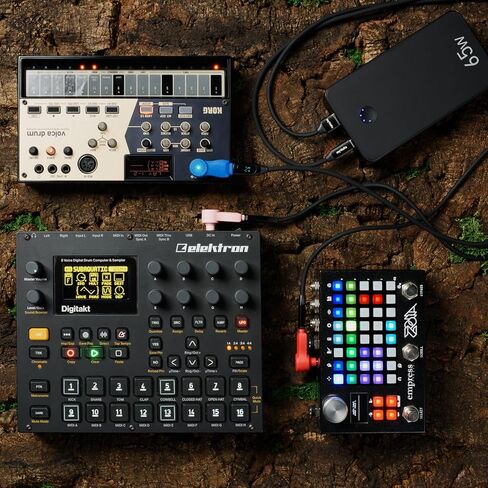 طرف طاقة myVolts Step-Up USB-C إلى 9V DC متوافق مع Casio TB-1 MIDI Thru Box in Kuwait