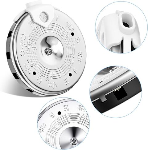 Pitch Pipe For Singers Sensitive Chromatic Pitch Pipe Guitar Tuner For Singing, Vocal Bass, Violin, Ukulele Tuning With Storage Box in Saudi Arabia