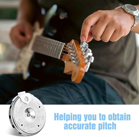 Pitch Pipe For Singers Sensitive Chromatic Pitch Pipe Guitar Tuner For Singing, Vocal Bass, Violin, Ukulele Tuning With Storage Box in Saudi Arabia