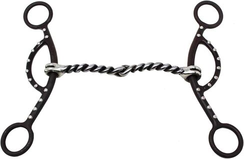 CHALLENGER Sweet Iron SS Twisted Wire 6" Mouth Horse Gag Snaffle Bit 35150 in Saudi Arabia