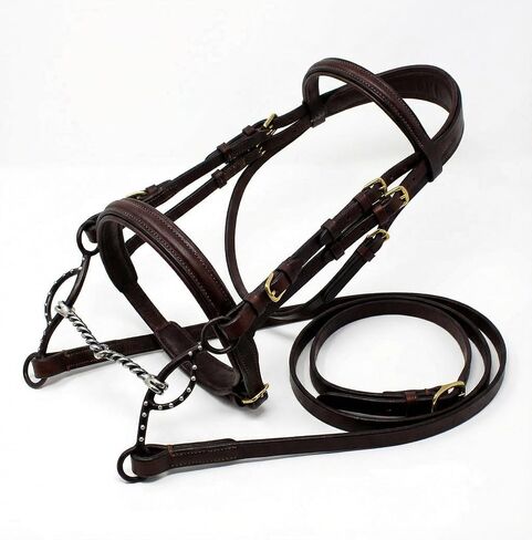 CHALLENGER Sweet Iron SS Twisted Wire 6" Mouth Horse Gag Snaffle Bit 35150 in Saudi Arabia