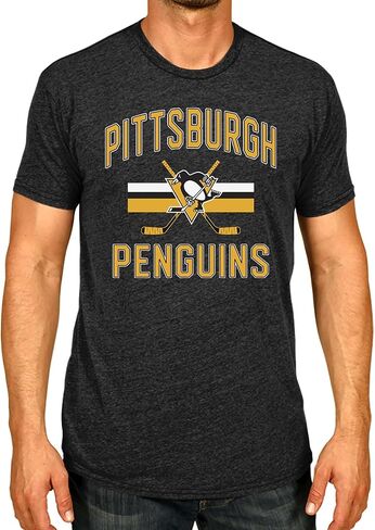 Wright & Ditson NHL Adult Faceoff Tag-Less T-Shirt, Jersey Stripe, Unisex Hockey Tee, Comfortable Soft Cotton in Saudi Arabia