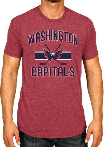 Wright & Ditson NHL Adult Faceoff Tag-Less T-Shirt, Jersey Stripe, Unisex Hockey Tee, Comfortable Soft Cotton in Saudi Arabia