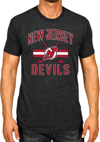 Wright & Ditson NHL Adult Faceoff Tag-Less T-Shirt, Jersey Stripe, Unisex Hockey Tee, Comfortable Soft Cotton in Saudi Arabia