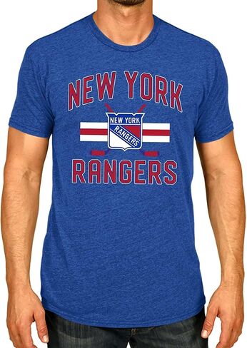 Wright & Ditson NHL Adult Faceoff Tag-Less T-Shirt, Jersey Stripe, Unisex Hockey Tee, Comfortable Soft Cotton in Saudi Arabia