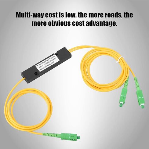 Drfeify PLC Splitter، 1x2 Singlemode Fiber Optical Splitter مع هيكل مدمج، توزيع موحد للإشارة، مثالي لمستخدمي CATV FTTH in Saudi Arabia