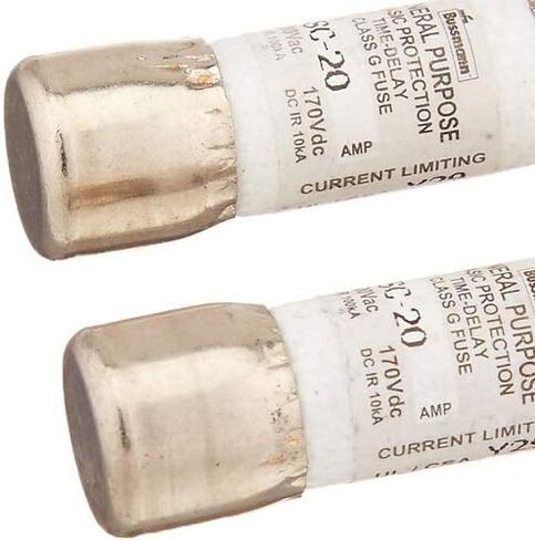 Bussmann BP/SC-20 20 Amp Time-Delay Class G Melamine Tube, 600V UL Listed Carded, 2-Pack in Saudi Arabia