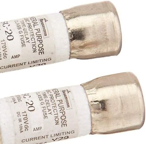 Bussmann BP/SC-20 20 Amp Time-Delay Class G Melamine Tube, 600V UL Listed Carded, 2-Pack in Saudi Arabia