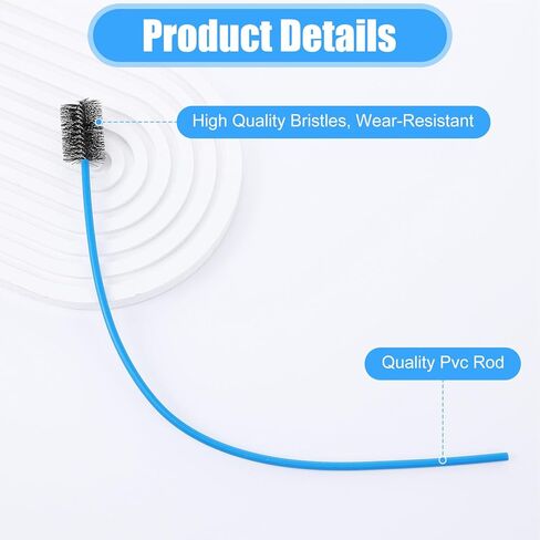 3 قطع منظف خط تصريف التيار المتردد، منظفات الأنابيب فرشاة مضخة المكثفات HVAC مصيدة تصريف المكثفات، مزيل السدادات، مصيدة مرشح مرنة طويلة لفك انسداد مجاري المطبخ والمرحاض in Saudi Arabia