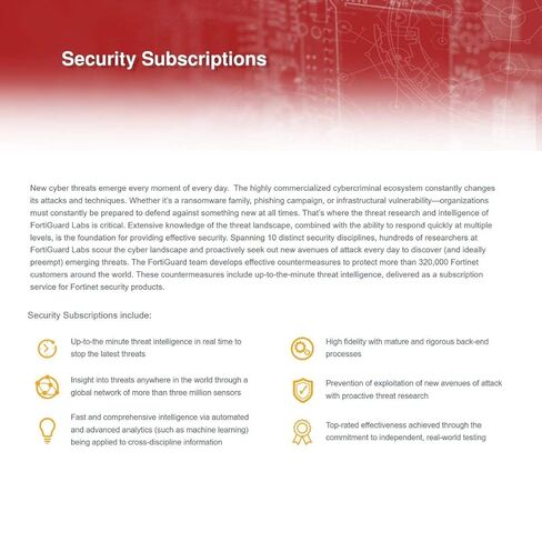 Fortinet FortiGate-501E خدمة تقييم الأمان FortiGuard لمدة عام FC-10-0501E-175-02-12 in Saudi Arabia