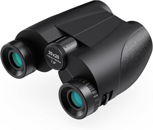 مناظير مدمجة مقاس 20 × 25 للبالغين والأطفال، مناظير عالية القوة للبالغين مع رؤية منخفضة الإضاءة لمشاهدة الطيور، والصيد في الهواء الطلق، والسفر، والحفلات الموسيقية in Kuwait